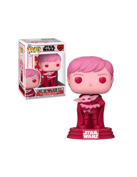 Oportunidad FUNKO  Figura pop star wars valentines luke and grogu