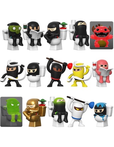 Ofertón FUNKO  Capsula sorpresa funko paka paka: toilet ninjas