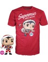 Set Figura Pop & Tee dc Comics Superman Exclusive Flocked