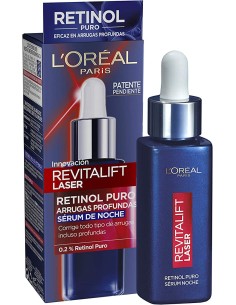 L'OREAL PARIS Revitalift Laser Retinol Puro Serum Noche 30 Ml - Reducción De Arrugas  