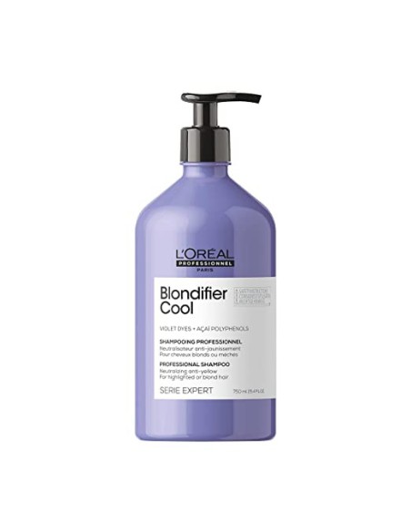 L'Oreal Paris Blondifier Cool Champú 750 ml - Neutraliza Tonos Amarillos
