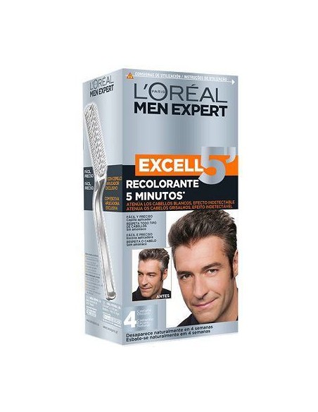 Comprar L'OrealExpertProfessionnel  L'Oréal Paris Excell 5 Gel Crema Recolorante, Tono: 4 Castaño Oscuro