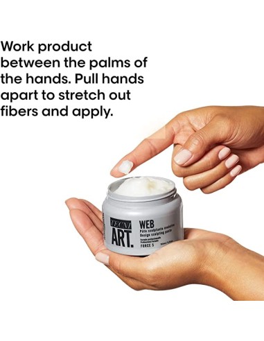 L'OREAL PROFESSIONNEL Tecni Art Web Design Sculpting Paste 150ml – Pasta Fibrosa Moldeadora  