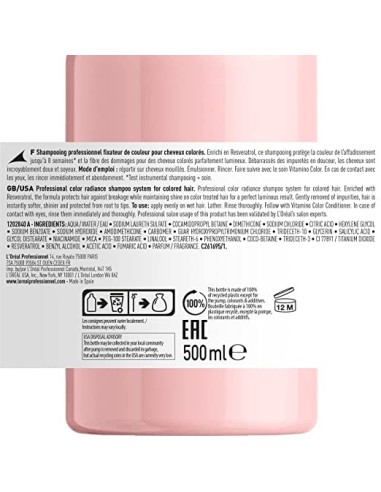 Mejor Precio en LOREAL E3570400 L'oreal expert vitamino color champú 500 ml