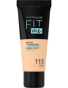 Ofertón MAYBELLINE  Maybelline fit me liquid foundation  115 ivory 30ml