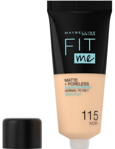 Ofertón MAYBELLINE  Maybelline fit me liquid foundation  115 ivory 30ml 2