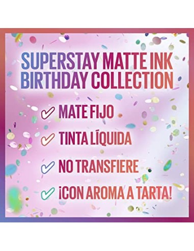 Oferta - MAYBELLINE  SUPERSTAY MATTE INK birthday edition #birthday bestle 5 ml