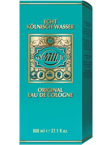 4711 Agua De Colonia Original EDC 800 Ml Unisex - Fragancia Cítrica Y Refrescante  