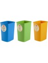 Set de 3 Cubos para Reciclaje de Curver Eco Friendly 3x25l