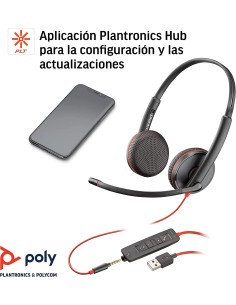 Comprar Plantronics Blackwire C3225 Auriculares estéreo USB-A 2