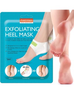 Oportunidad Mascarilla Exfoliante Talones PUREDERM Calcetines Exfoliantes Unisex 1 par