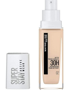 Base De Maquillaje Maybelline Superstay Active Wear 02 Naked Ivory 30 ml - Larga Duración - Kiwiku