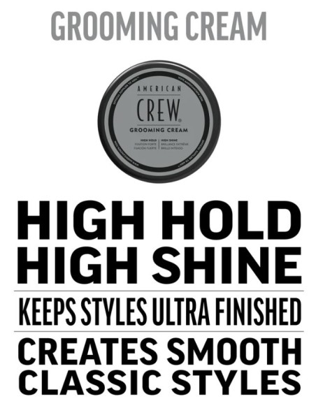 Comprar American Crew Grooming Cream Mucha Fijacion con Mucho Brillo 85Ml