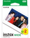 Fujifilm Instax Wide Película Fotográfica Instantánea Brillante 2 x 10 hojas