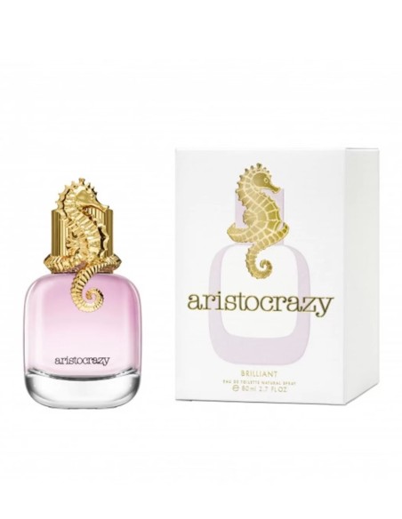ARISTOCRAZY Brillant Eau de Toilette Mujer 80 ml | Fragancia Ámbar Floral | Kiwiku