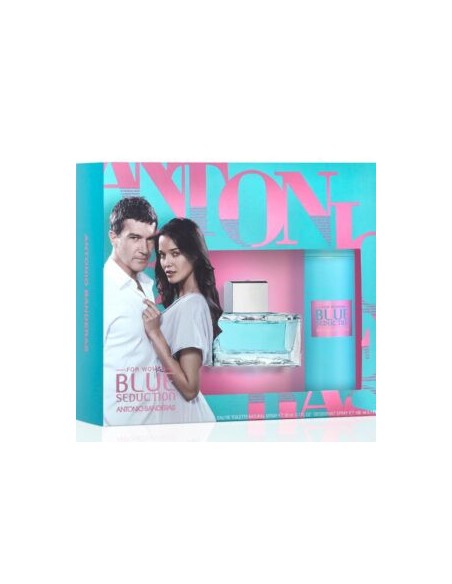 Ofertón ANTONIO BANDERAS  Antonio banderas blue seduction for women set de regalo 50ml edt + 100ml loción corporal