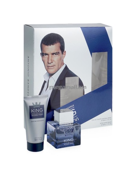 Ofertón ANTONIO BANDERAS  Antonio banderas king of seduction gift set 50ml edt + 50ml aftershave balm