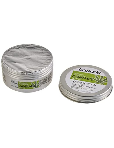 Oportunidad BABARIA  CANNABIS crema corporal hidratante y bienestar 200 ml