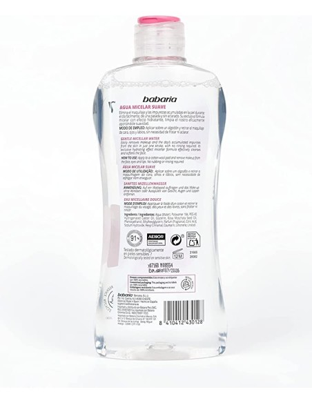 Oportunidad BABARIA Agua Micelar Rosa de Mosqueta 77228