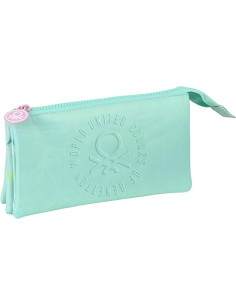 Estuche Escolar Benetton World Menta
