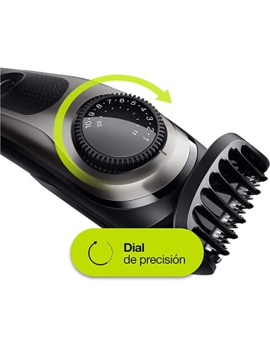 Braun  Recortadora de barba braun bt7240 39 ajustes de 0.5 a 20mm  inalambrica recargable
