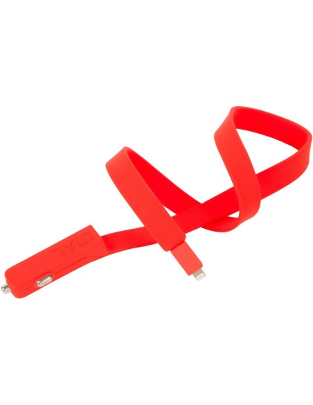Tylt Band - Cargador de coche para Apple iPhone 5/5s, iPad mini, iPad (Lightning + cable USB) rojo: Kiwiku.com: Electrónica