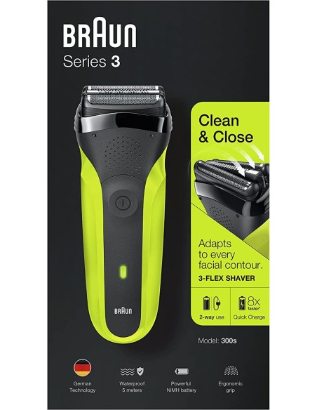 Mejor Precio en Braun Series 3 300s negro/verde. 276326