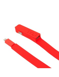 Tylt Band - Cargador de coche para Apple iPhone 5/5s, iPad mini, iPad (Lightning + cable USB) rojo: Kiwiku.com: Electrónica 2