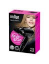 Braun Secador de Pelo Satin Hair 1 Hd 130 Style & Go 1200w Negro