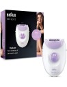 Depiladora Braun Silk-épil SE 3170 blanco y morado