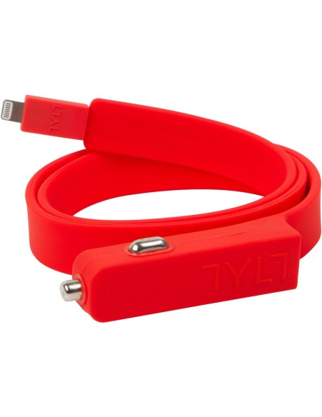 Tylt Band - Cargador de coche para Apple iPhone 5/5s, iPad mini, iPad (Lightning + cable USB) rojo: Kiwiku.com: Electrónica