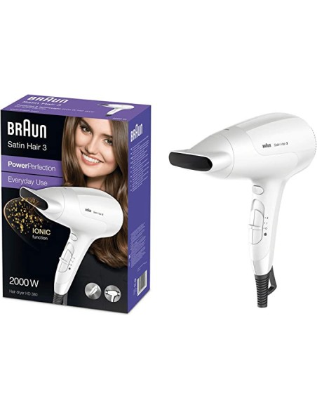 Mejor Precio en Braun satin hair 3 powerperfection hd380 secador de pelo 2000w. 4210201122517