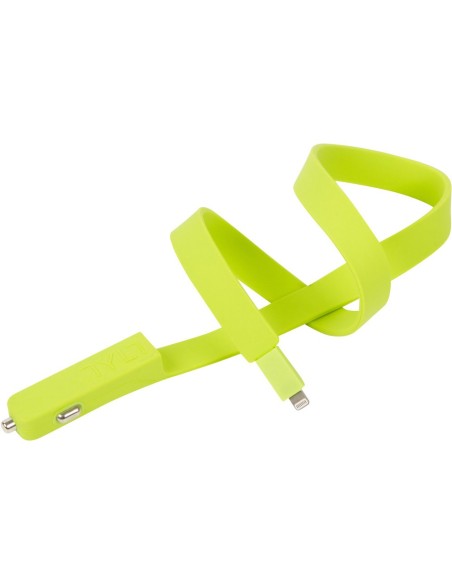 Tylt Band - Cargador de coche para Apple iPhone 5/5s, iPad mini, iPad (Lightning + cable USB) verde: Kiwiku.com: Electrónica