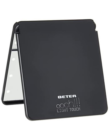 Oportunidad BETER  ESPEJO OHH! light touch doble plegable con luz led #negro