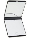 Beter Espejo Ohh! Light Touch Doble Plegable con Luz Led Negro