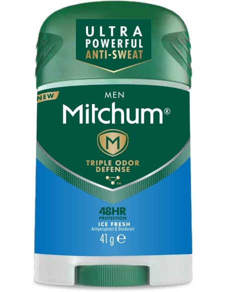 MITCHUM Ice Fresh Desodorante Stick 41G Para Hombre - Protección 48 Horas | Kiwiku