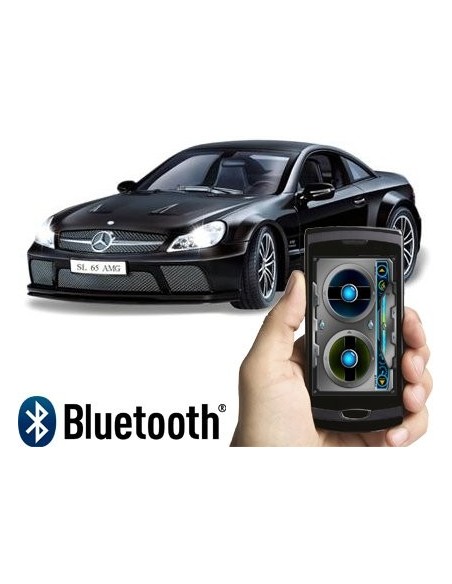 Coche escala 1:16 MERCEDES SL65 Bluetooth color negro