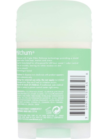 REVLON Mitchum Women Unscented Desodorante Stick 41G - Protección 48 Horas | Kiwiku