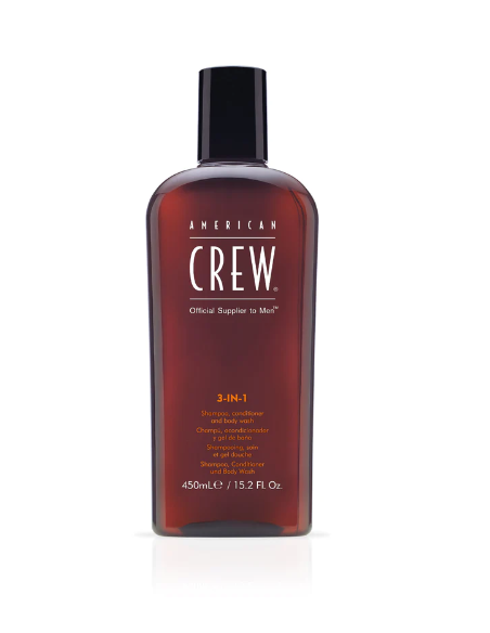 AMERICAN CREW Classic 3 In 1 - Champú, Acondicionador Y Gel De Baño 450 Ml Para Hombre | Kiwiku