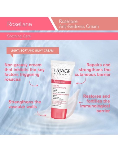 Ofertón Uriage Roseliane Crema Antirrojeces 40Ml