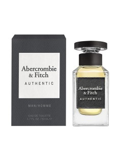 Abercrombie & Fitch Authentic Man Eau de Toilette 50ml Spray para Hombre