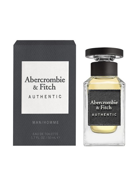 Abercrombie &amp; Fitch Authentic Man Eau de Toilette 50ml Spray para Hombre - Kiwiku