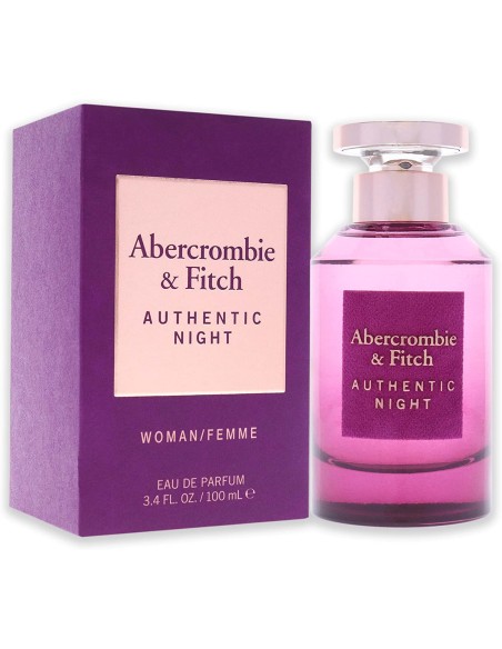 Abercrombie &amp; Fitch Authentic Night Eau de Parfum 100ml Spray Para Hombre - Kiwiku