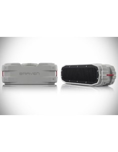 Braven BRV-X - Altavoces inalámbricos portátiles resistentes al agua (IPX5), gris/blanco: Kiwiku.com: Electrónica 2