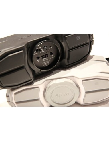 Braven BRV-X - Altavoces inalámbricos portátiles resistentes al agua (IPX5), gris/blanco: Kiwiku.com: Electrónica