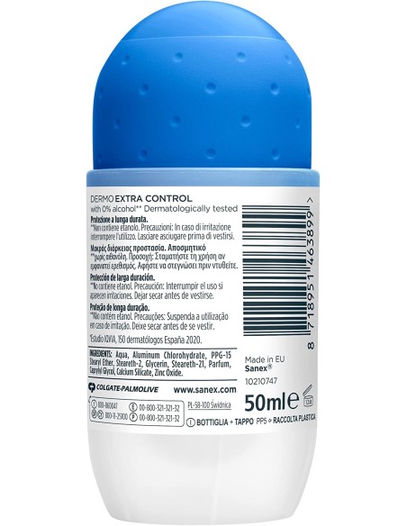 Oportunidad SANEX  "sanex desodorante rollon 50 extracontrol"