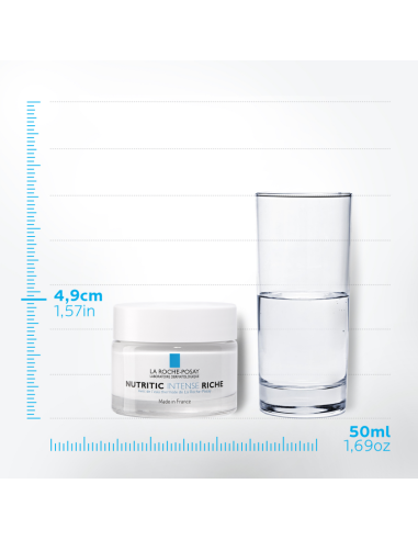 LA ROCHE-POSAY Nutritic Intense Crema Facial Hidratante 50 ml - Hidratación Profunda  