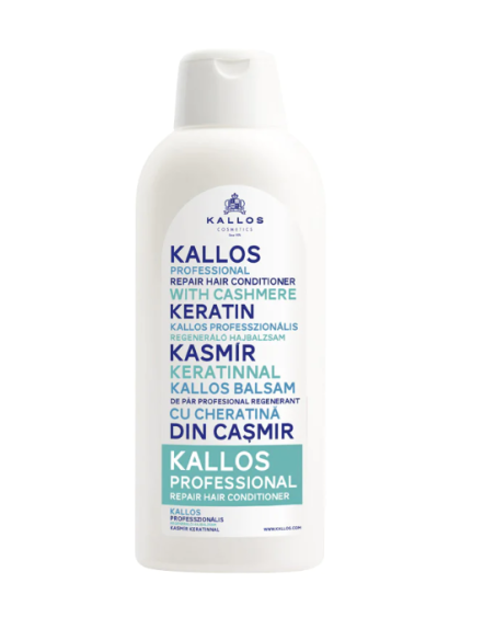 KALLOS Acondicionador Reparador Con Queratina De Cachemira 1000ml - Kiwiku