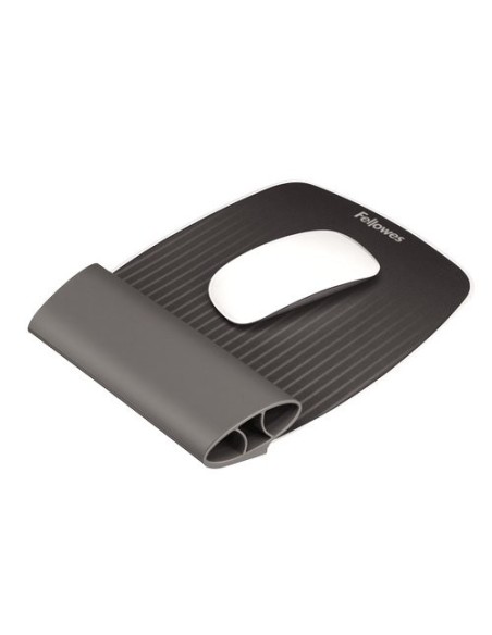 Fellowes 9311802 I-Spire - Reposamuñecas con alfombrilla para ratón color gris