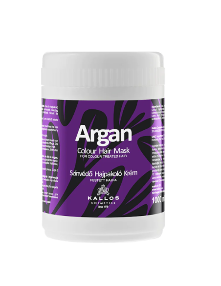 KALLOS Argan Mascarilla Protectora Del Color 1000ml Para Cabello Teñido - Kiwiku